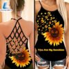 You Are My Sunshine Jack Skellington Criss Cross Tank Top