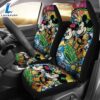 Mickey & Minnie Mosaic Art Car Seat Covers 2 Mickey Minnie Mosaic Art Car Seat Covers