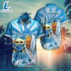 NFL Detroit Lions Baby Yoda Blue Trendy Aloha Hawaiian Shirt For Men And Women