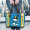 Los Angeles Chargers NFL Kitty Women Leather Tote Bag