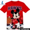 NBA Atlanta Hawks Disney Mickey Tshirt Adult And Kid Tshirt