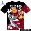 NBA Chicago Bulls Tom And Jerry Tshirt Adult And Kid Tshirt 3 NBA Chicago Bulls Tom And Jerry Tshirt Adult And Kid Tshirt