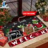 NCAA Cincinnati Bearcats Grinch Christmas Welcome Football Doormat Custom Name