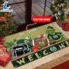 NCAA Colorado State Rams Grinch Christmas Welcome Football Doormat Custom Name