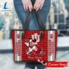 NCAA Indiana Hoosiers Mickey Women Leather Tote Bag 3 NCAA Indiana Hoosiers Mickey Women Leather Tote Bag
