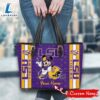 NCAA LSU Tigers Mickey Women Leather Tote Bag 2 NCAA LSU Tigers Mickey Women Leather Tote Bag