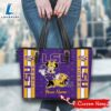 NCAA LSU Tigers Minnie Women Leather Tote Bag
