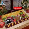 NCAA Minnesota Golden Gophers Grinch Christmas Welcome Football Doormat - Custom Name 2 NCAA Minnesota Golden Gophers Grinch Christmas Welcome Football Doormat Custom Name