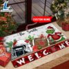 NCAA NC State Wolfpack Grinch Christmas Welcome Football Doormat - Custom Name 3 NCAA NC State Wolfpack Grinch Christmas Welcome Football Doormat Custom Name