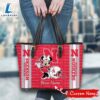 NCAA Nebraska Cornhuskers Minnie Women Leather Tote Bag 2 NCAA Nebraska Cornhuskers Minnie Women Leather Tote Bag