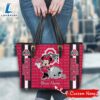 NCAA Ohio State Buckeyes Minnie Women Leather Tote Bag 3 NCAA Ohio State Buckeyes Minnie Women Leather Tote Bag