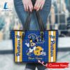 NCAA Pittsburgh Panthers Mickey Women Leather Tote Bag