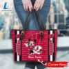 NCAA Wisconsin Badgers Minnie Women Leather Tote Bag 2 NCAA Wisconsin Badgers Minnie Women Leather Tote Bag