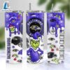 NFL Baltimore Ravens Grinch Inflated 3D Skinny Tumbler M2 2 NFL Baltimore Ravens Grinch Inflated 3D Skinny Tumbler M2