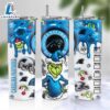 NFL Carolina Panthers Grinch Inflated 3D Skinny Tumbler M2