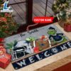 NFL Dallas Cowboys Grinch Christmas Welcome Football Doormat Custom Name 3 NFL Dallas Cowboys Grinch Christmas Welcome Football Doormat Custom Name