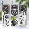 NFL Las Vegas Raiders Grinch Inflated 3D Skinny Tumbler M2