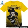 NHL Boston Bruins Mickey Tshirt Adult And Kid Tshirt 2 NHL Boston Bruins Mickey Tshirt Adult And Kid Tshirt