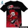 NHL Carolina Hurricanes Mickey Tshirt Adult And Kid Tshirt