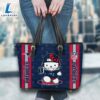 New England Patriots NFL Kitty Women Leather Tote Bag 3 New England Patriots NFL Kitty Women Leather Tote Bag