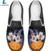 Couple Mickey And Minnie Halloween Pumpkin Slip On Shoes Sneakers 3 Couple Mickey And Minnie Halloween Pumpkin Slip On Shoes Sneakers