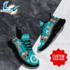 Custom Name Mickey Miami Dolphins Clunky Shoes