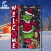 Custom Name NCAA Arkansas State Red Wolves Grinch Football Christmas Welcome Garden Flag 3 Custom Name NCAA Arkansas State Red Wolves Grinch Football Christmas Welcome Garden Flag
