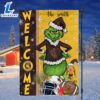 Custom Name NCAA BWyoming Cowboys Grinch Football Christmas Welcome Garden Flag 2 Custom Name NCAA BWyoming Cowboys Grinch Football Christmas Welcome Garden Flag