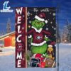 Custom Name NCAA Georgia Bulldogs Grinch Football Christmas Welcome Garden Flag 2 Custom Name NCAA Georgia Bulldogs Grinch Football Christmas Welcome Garden Flag