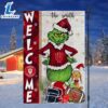 Custom Name NCAA Indiana Hoosiers Grinch Football Christmas Welcome Garden Flag 3 Custom Name NCAA Indiana Hoosiers Grinch Football Christmas Welcome Garden Flag
