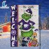 Custom Name NCAA Kansas State Wildcats Grinch Football Christmas Welcome Garden Flag 2 Custom Name NCAA Kansas State Wildcats Grinch Football Christmas Welcome Garden Flag