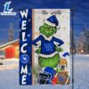 Custom Name NCAA Kentucky Wildcats Grinch Football Christmas Welcome Garden Flag 2 Custom Name NCAA Kentucky Wildcats Grinch Football Christmas Welcome Garden Flag