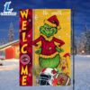 Custom Name NCAA Louisville Cardinals Grinch Football Christmas Welcome Garden Flag 3 Custom Name NCAA Louisville Cardinals Grinch Football Christmas Welcome Garden Flag