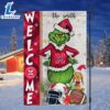 Custom Name NCAA Nebraska Cornhuskers Grinch Football Christmas Welcome Garden Flag 2 Custom Name NCAA Nebraska Cornhuskers Grinch Football Christmas Welcome Garden Flag