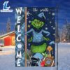Custom Name NCAA North Carolina Tar Heels Grinch Football Christmas Welcome Garden Flag 3 Custom Name NCAA North Carolina Tar Heels Grinch Football Christmas Welcome Garden Flag