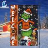 Custom Name NCAA Oklahoma State Cowboys Grinch Football Christmas Welcome Garden Flag 3 Custom Name NCAA Oklahoma State Cowboys Grinch Football Christmas Welcome Garden Flag