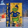 Custom Name NCAA Pittsburgh Panthers Grinch Football Christmas Welcome Garden Flag 3 Custom Name NCAA Pittsburgh Panthers Grinch Football Christmas Welcome Garden Flag