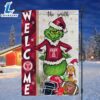 Custom Name NCAA Temple Owls Grinch Football Christmas Welcome Garden Flag 3 Custom Name NCAA Temple Owls Grinch Football Christmas Welcome Garden Flag