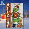 Custom Name NCAA Texas Longhorns Grinch Football Christmas Welcome Garden Flag 2 Custom Name NCAA Texas Longhorns Grinch Football Christmas Welcome Garden Flag