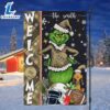 Custom Name NCAA UCF Knights Grinch Football Christmas Welcome Garden Flag