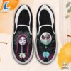 Happy Halloween The Nightmare Couple Jack And Sally Slip On Shoes