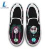 Jack &Amp Sally Dark Halloween Black Patterns Disney Slip On Shoes 2 Jack Amp Sally Dark Halloween Black Patterns Disney Slip On Shoes