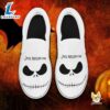 Jack Skellington Nightmare Before Christmas Funny Halloween Slip On Shoes 3 Jack Skellington Nightmare Before Christmas Funny Halloween Slip On Shoes