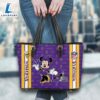 Minnesota Vikings NFL Minnie Women Leather Tote Bag