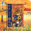 NCAA Auburn Tigers Football Fall Scarecrows Grden Flag 3 NCAA Auburn Tigers Football Fall Scarecrows Grden Flag