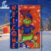 NCAA Boise State Broncos Grinch Basketball Christmas Welcome Garden Flag Custom Name