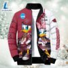 NCAA Donald Duck Arkansas Razorbacks For Fans Custom Puffer Jacket 3 NCAA Donald Duck Arkansas Razorbacks For Fans Custom Puffer Jacket