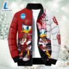 NCAA Donald Duck Indiana Hoosiers For Fans Custom Puffer Jacket