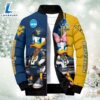NCAA Donald Duck West Virginia Mountaineers For Fans Custom Puffer Jacket
