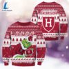 NCAA Harvard Crimson The Grinch 3D Ugly Sweater Christmas